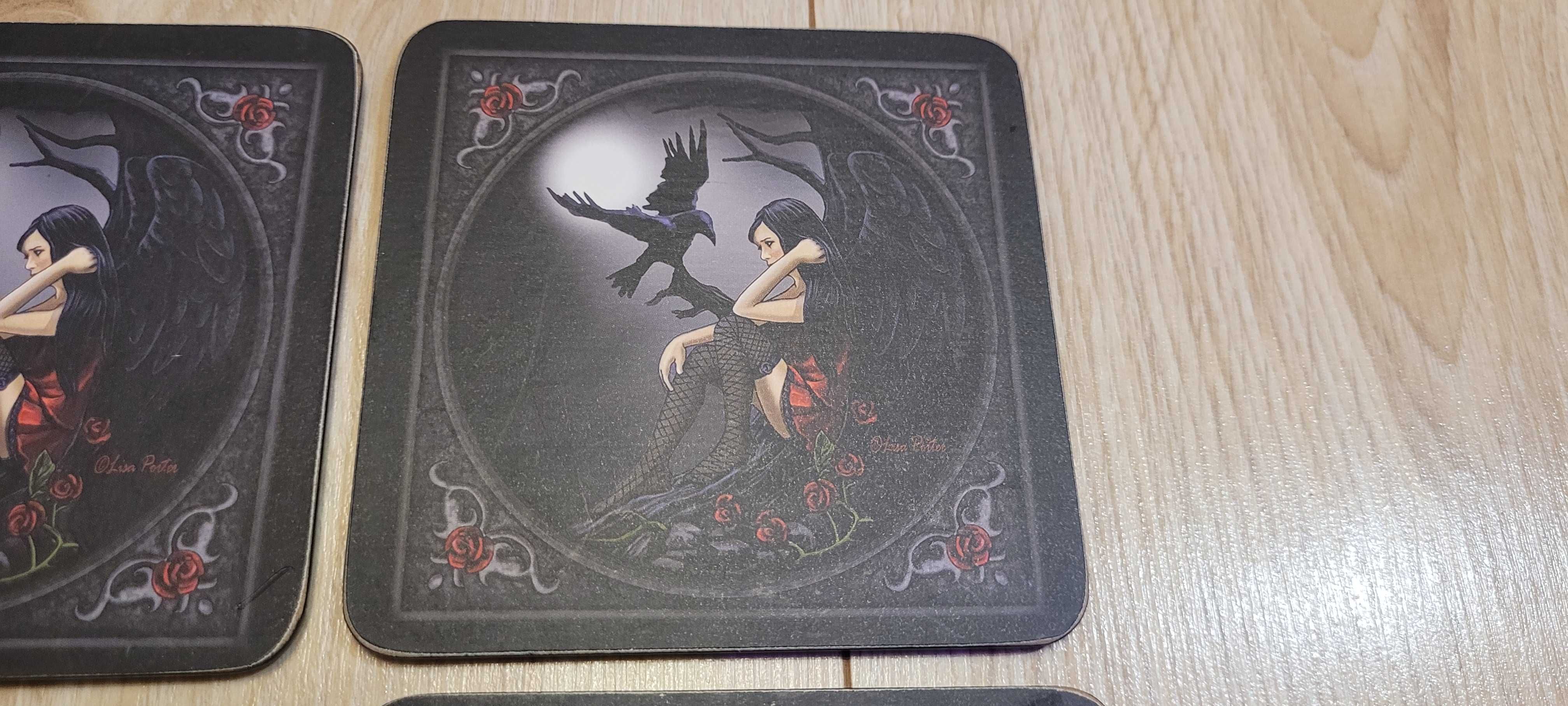 Podkładki pod kubek, gothic a'la Victoria Frances lub Anne Stokes
