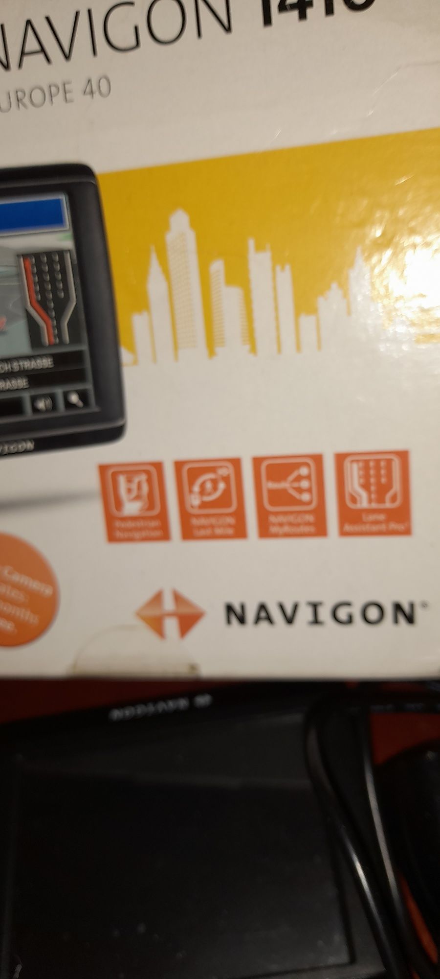 Gps navigon em caixa
