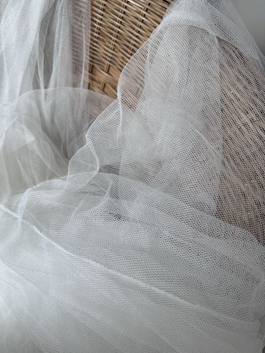 Moskitiera biała na kole