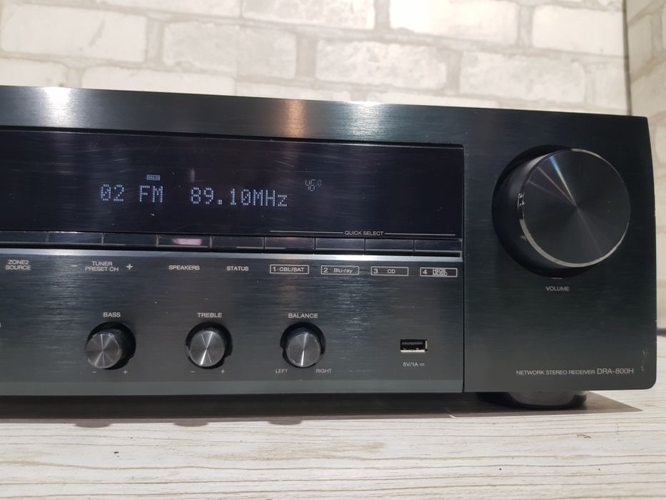 Стерео AV ресивер DENON DRA-800H,*2x80 Вт, HDMI, Wi-Fi, HEOS, Spotify.