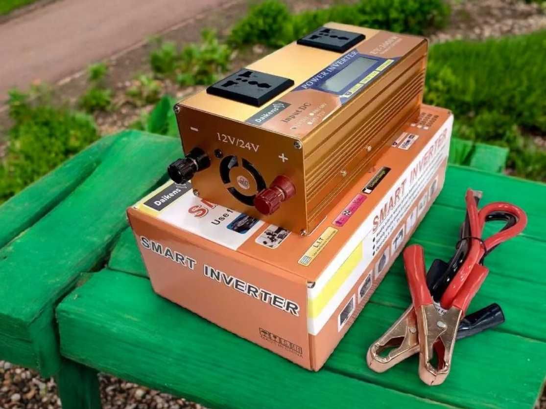 Інвертор потужний перетворювач напруги на 4000w