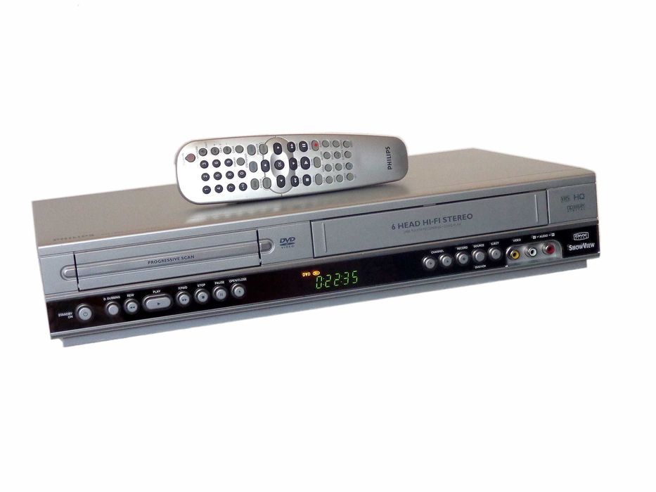 PHILIPS Combo DVD-VHS * HiFi Stereo 6Głowic SP/LP Mp3 JPEG DIVX