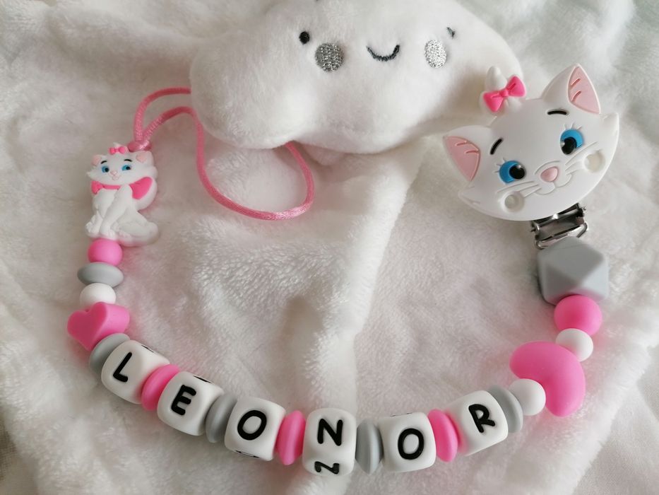 Prendedor de chucha personalizado em silicone alimentar