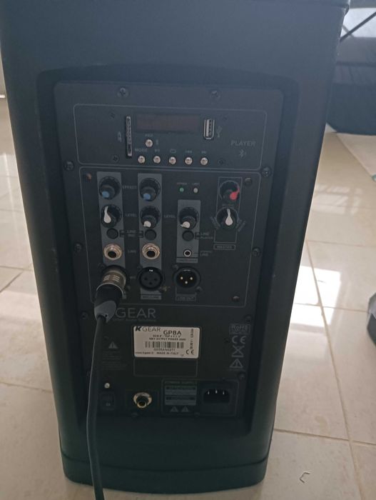 Sistema Som em Torre Activo Kgear GP8A - usado