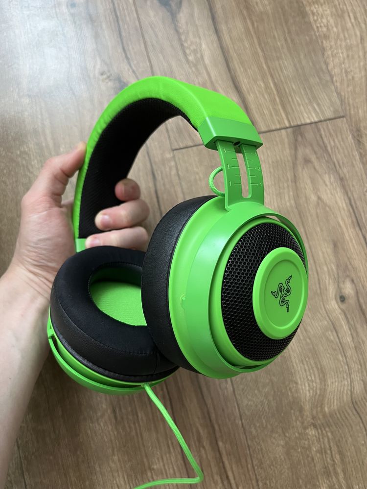 Продам навушники Razor Kraken Green