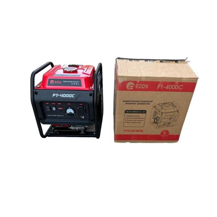 Генератор инверторный Edon PT-4000C/2.8-3кВт/бензин/Гарантия12м/Днепр