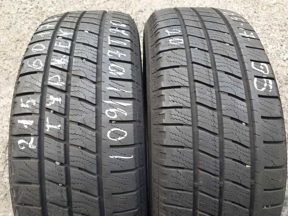215/60 R17c 109/107T Goodyear CargoVector2 зима 2штуки 2020рік шини бу