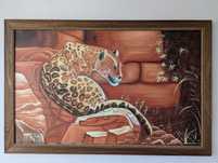 Pintura a óleo Leopardo