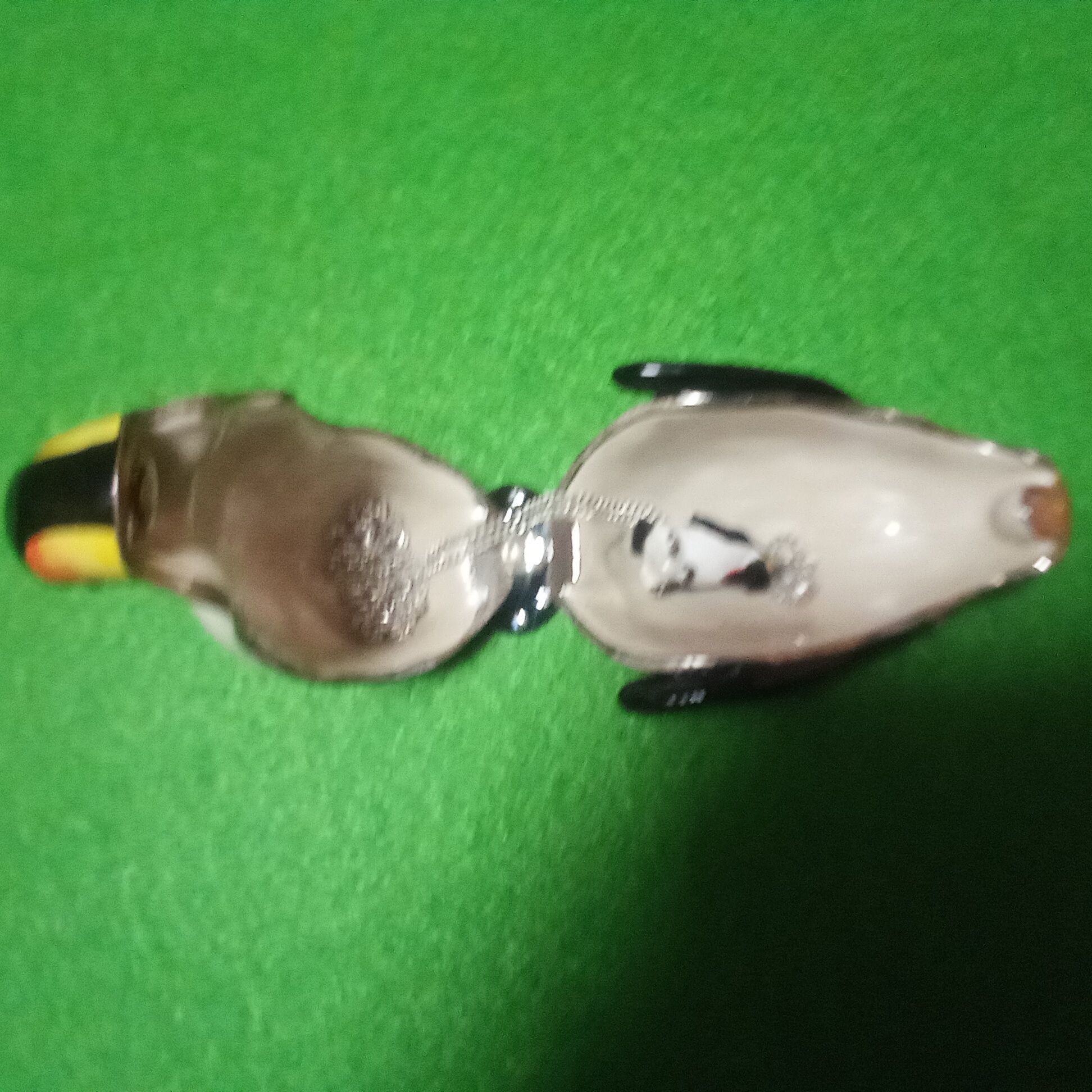 Оригинальная шкатулка пингвин и детёныш+цепочка с пингвинчиком