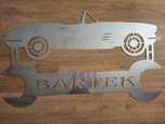 Metalowy napis BARTEK
