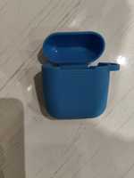 Футляр для навушників AirPods 1 / 2 With Lock, Blue