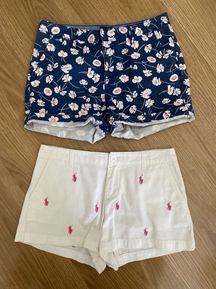 Calções Polo Ralph Lauren e GapKids