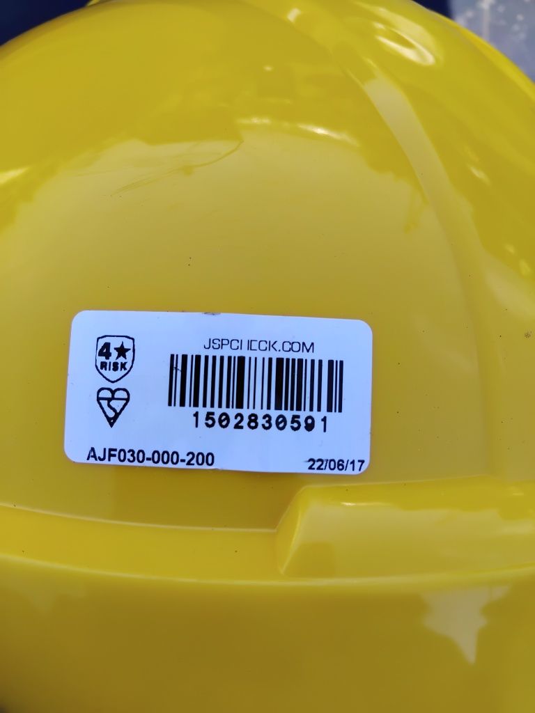 Kask ochronny BHP roboczy JSP evo2 Nowy żółty