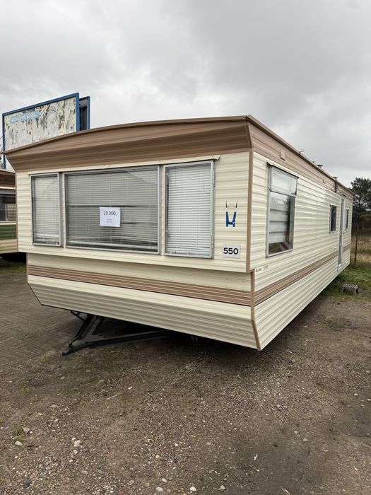 Domek holenderski Sunseeker 8.6m/3.3m, dwie sypialnie, transport