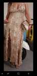 Vestido de cerimonia dourado