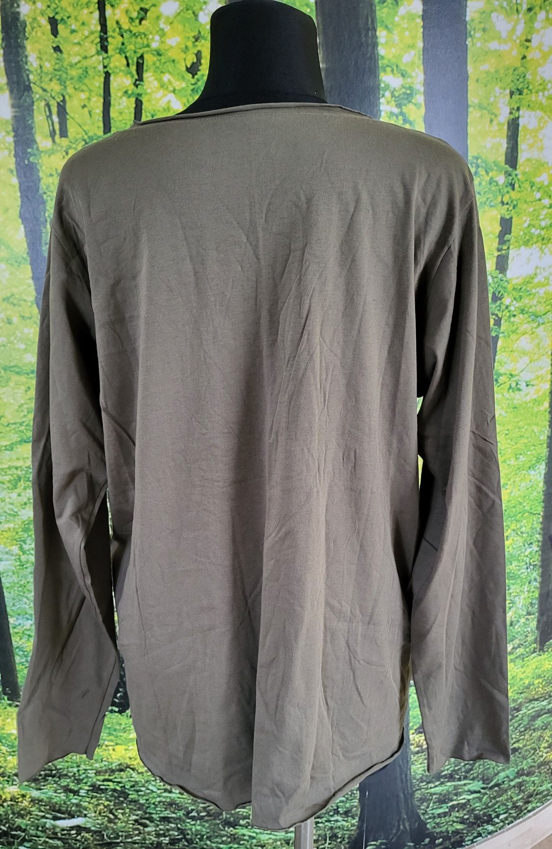 Nowa koszulka bluzka Ola XXL khaki od Mamaginekolog Rp