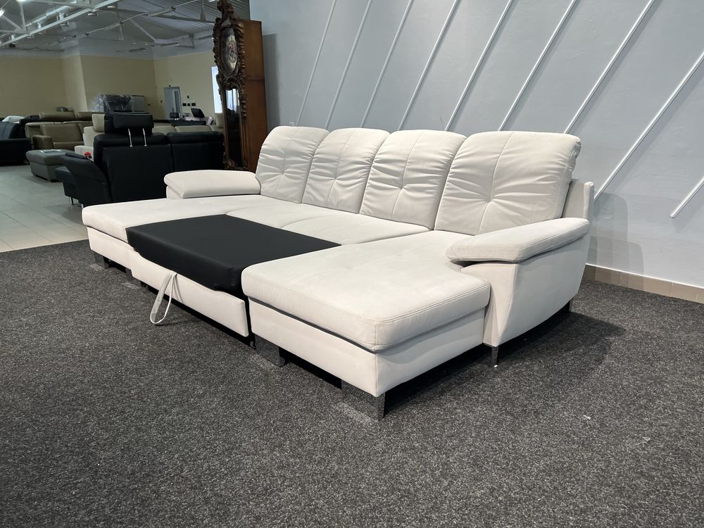 Виставковий розкладний диван тканина Zehdenick  шкіряні дивани