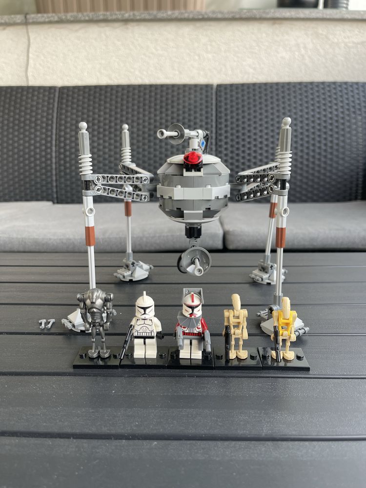 Lego Star wars 7681 Separatist Spider Droid com Commander Fox