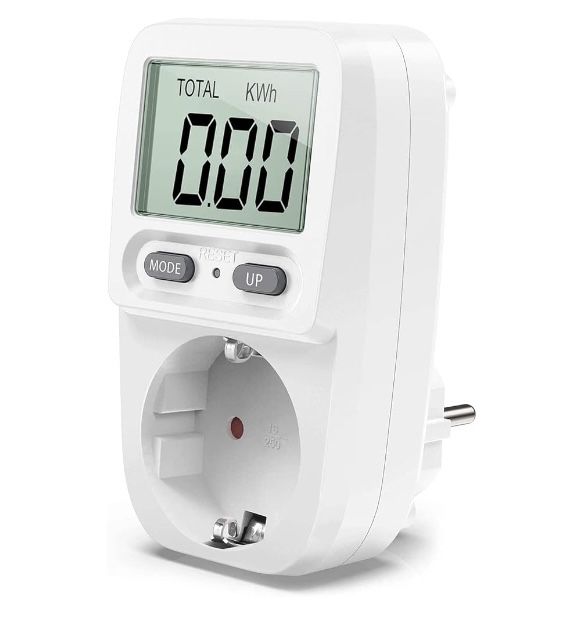 Medidor de consumo de energia com ecrã LCD - NOVO