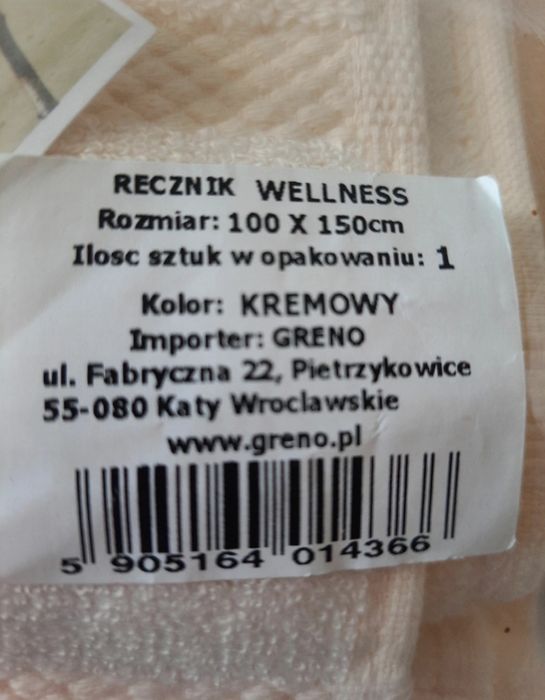 Ręcznik Greno Wellness 150×100 cm