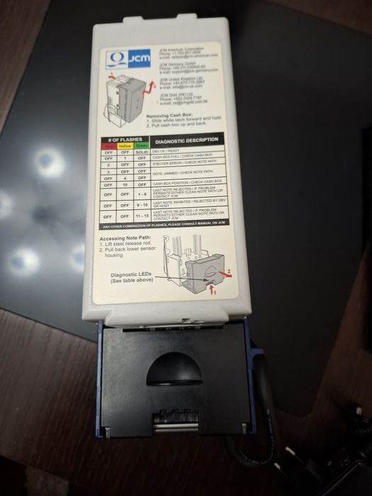 Contador de Notas venda automática
