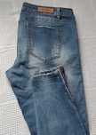 Toxik3 piękne błękitne cieniowane rurki spodnie jeansowe jeans M