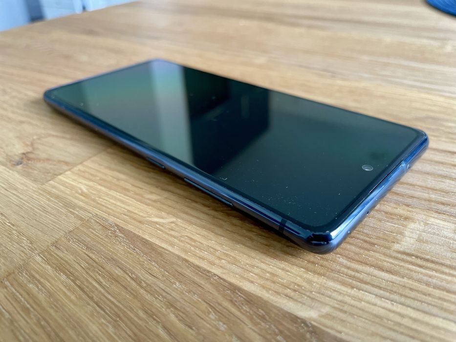 Niebieski Samsung S20 fe 5G cloud navy / komplet + szkło