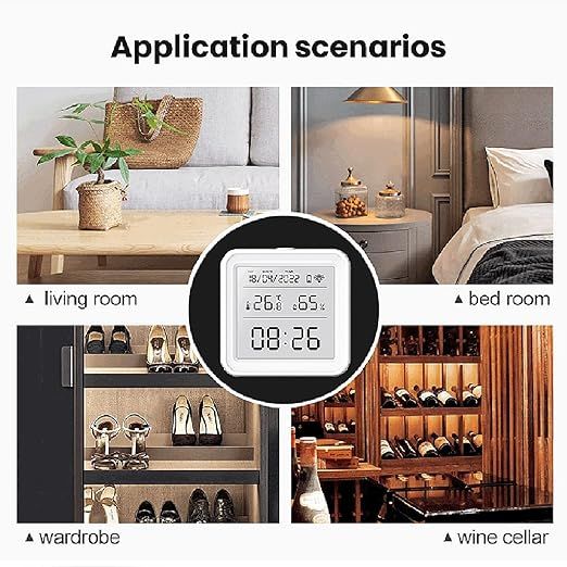 Termometr WiFi higrometr czujnik temperatury i wilgotności LCD