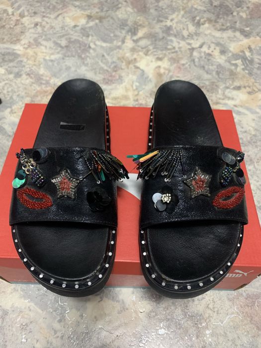 Шлепанци женские кожа турция