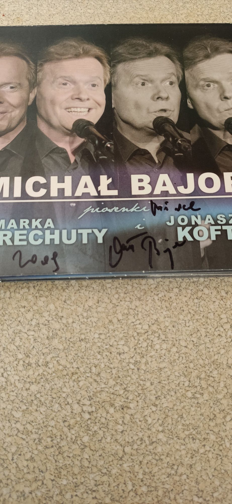 Michał Bajor-Grechuta -Kofta -autograf