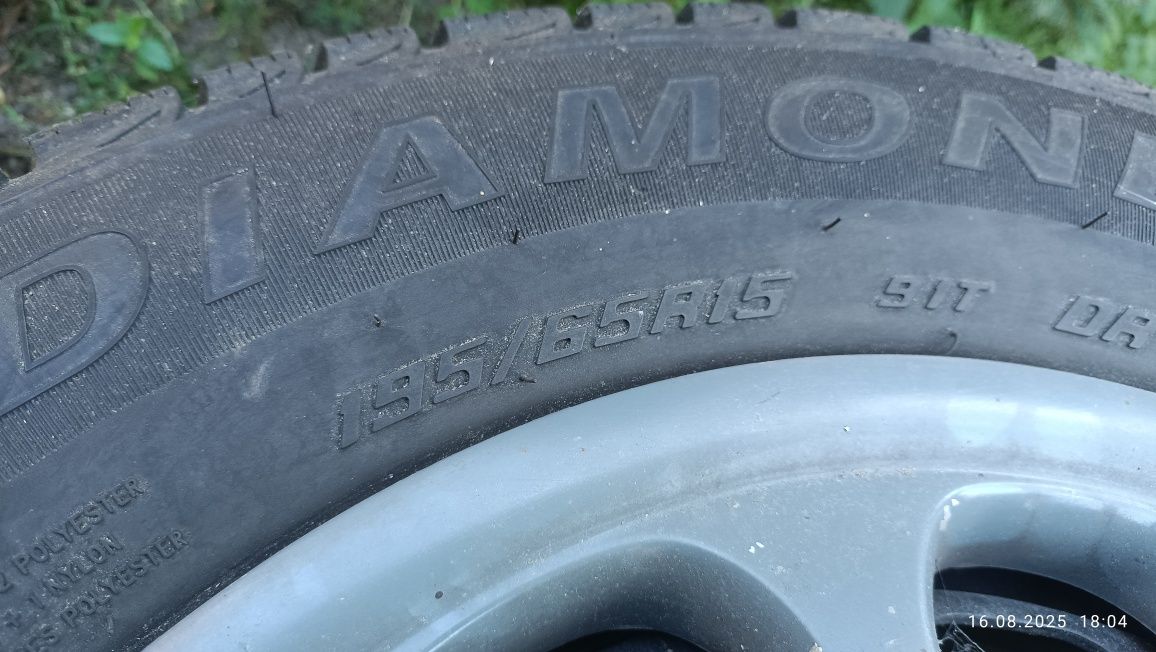 Opony zimowe 195/65/r15  Koła zimowe 5x100 r15