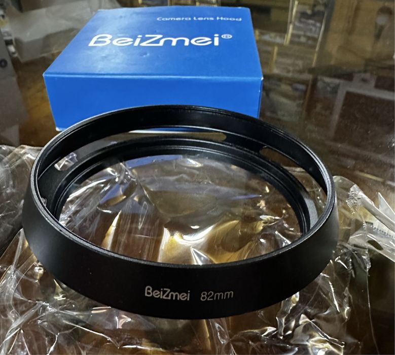 Бленда обʼєктива 82 мм, металева бленда обʼєктива 82 мм