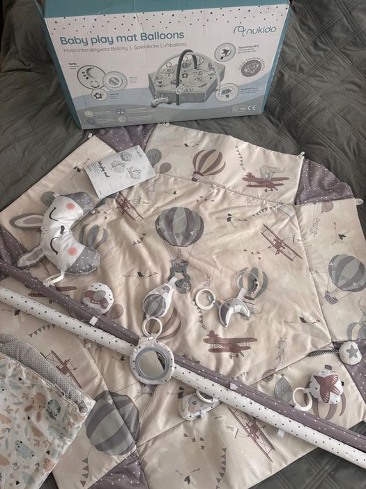 Mata interaktywna nukido balloons plus rożek od niemowlaka