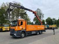 Mercedes-Benz Antos 2545 skrzynia/ żuraw Atlas 170.2 z Niemiec  3023 Nr Ref Mercedes Antos 2545 skrzynia/żuraw Atlas 170.2 , 2015r