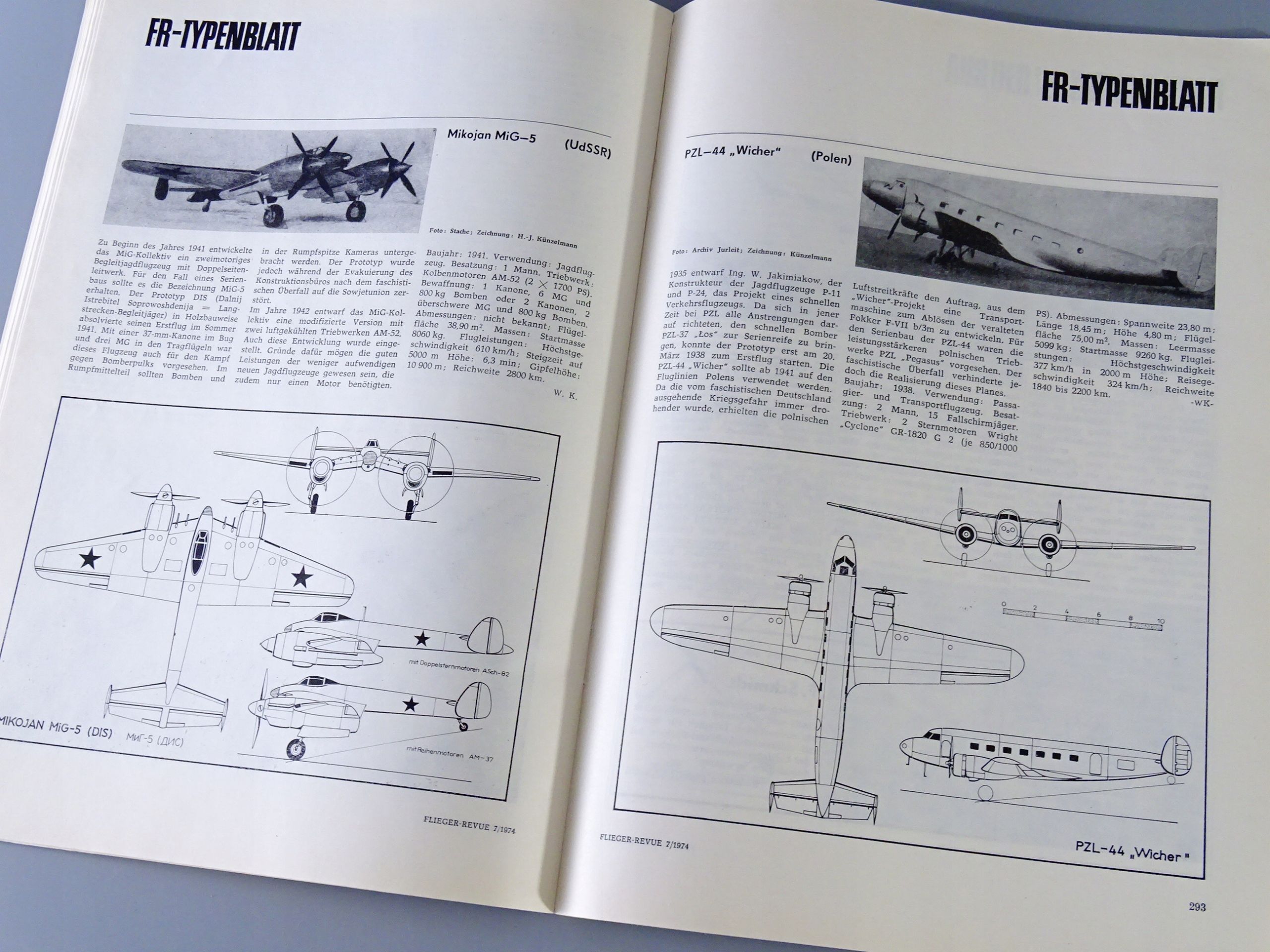 magazyn lotnictwo lata 70-te flieger revue samolot