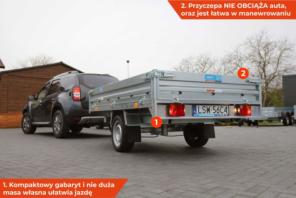 Wywrotka hydrauliczna Neptun KIPPER 256x148x30 1300 kg N13-256 GN269