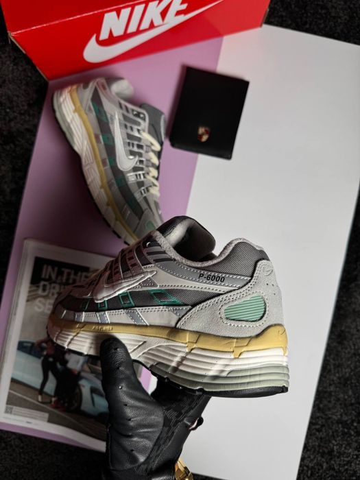 Жіночі кросівки найк Nike P-6000 Fleece Grey White Mint [36-41]