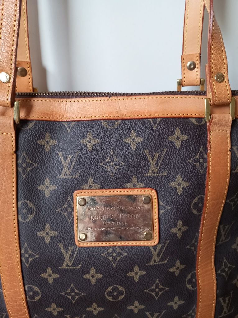 Louis vuitton piękna torebka skóra vintage