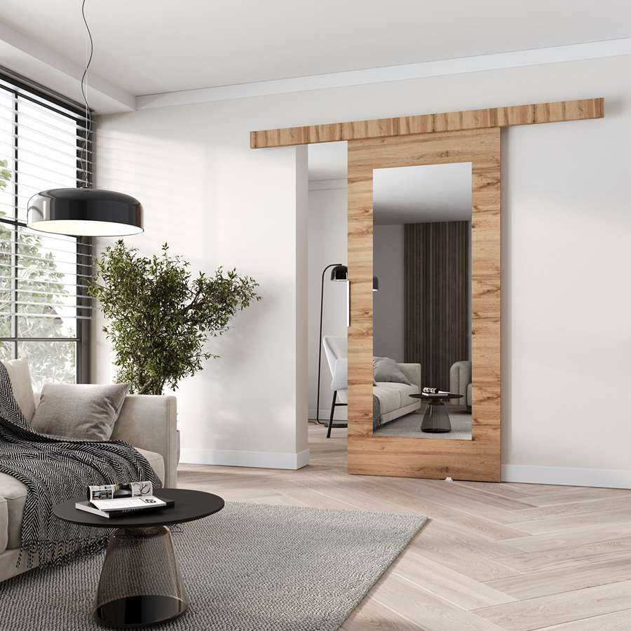 Drzwi przesuwne naścienne MATI MODEL I 80cm 86x 205 SOLIDNE