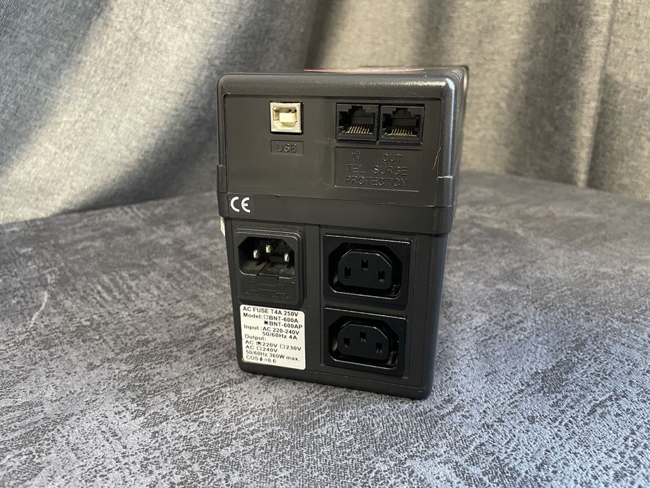 Безперебійник ДБЖ Powercom BNT-600AP