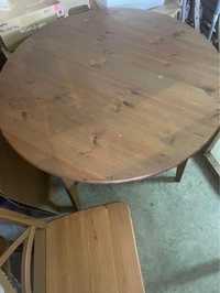 Mesa em madeira 110cm
