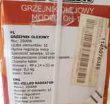 Grzejnik elektryczny olejowy