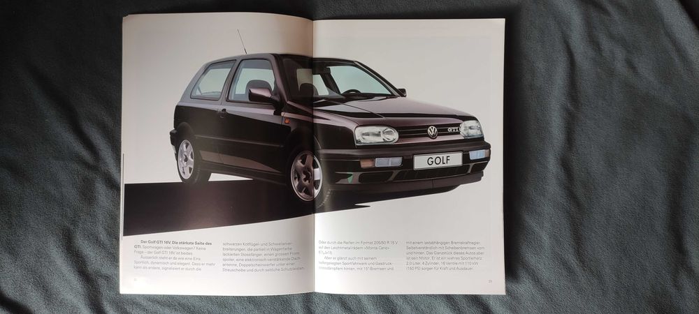 Prospekt Volkswagen Golf GTI III