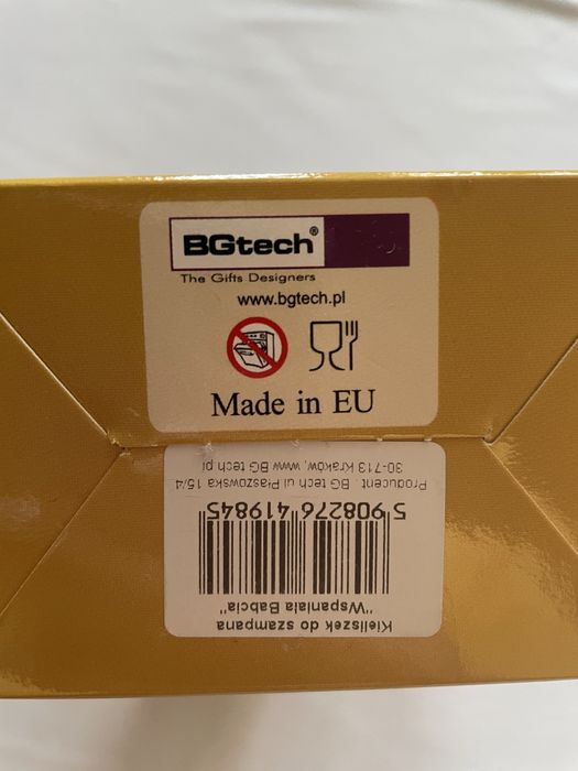 Prezent dla babci urodziny kieliszek do szampana Wspaniała Babcia