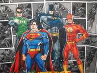 Bluzka AVENGERS Superman , Batman , Green Lauren , Flash   r.110