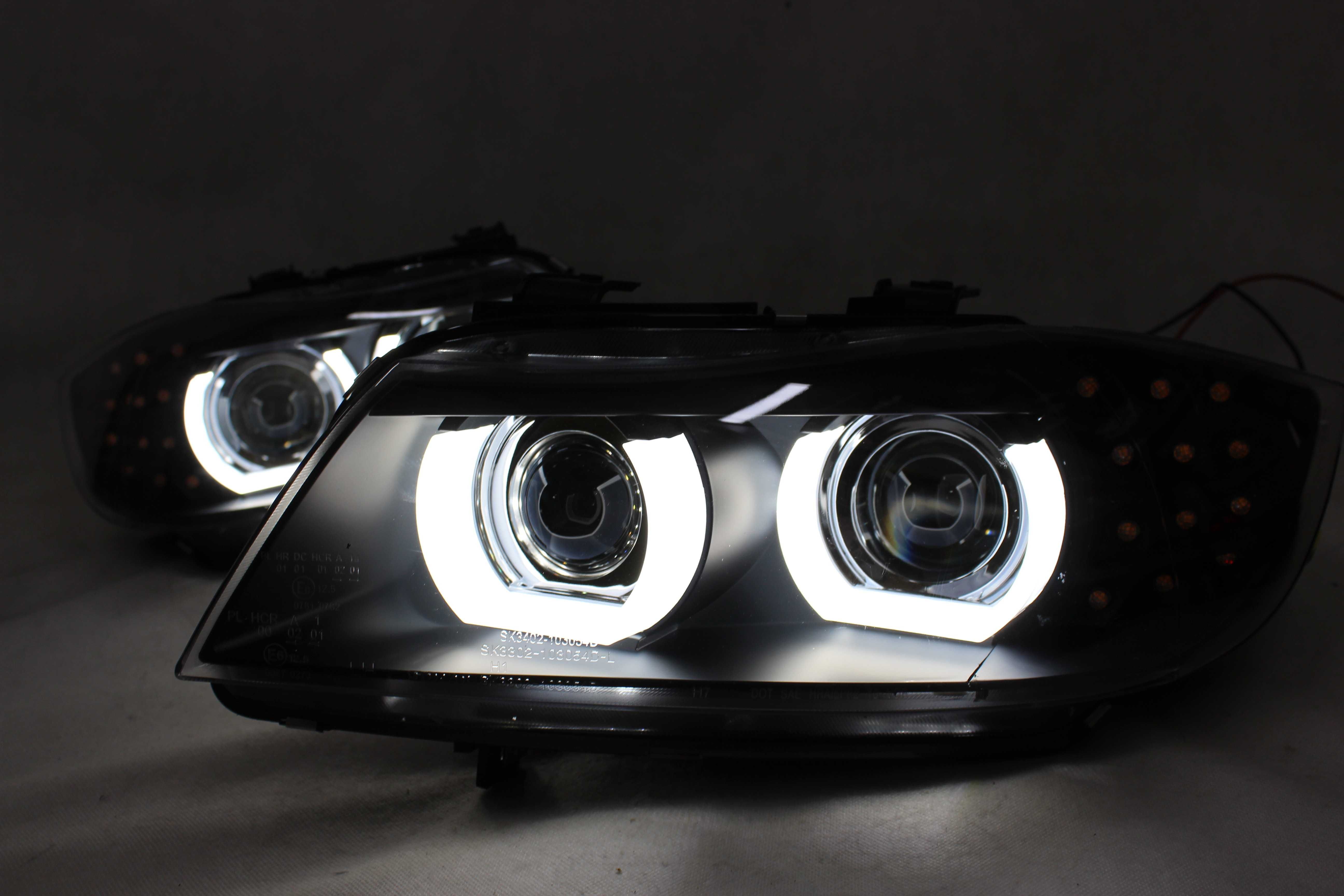 Lampy reflektory przednie przód BMW E90 09-11 D1S XENON LED U-BAR NOWE