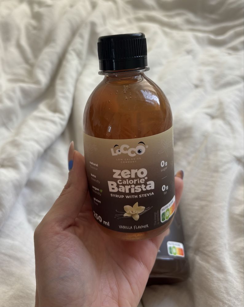 Locco zero calorie barista dwa syropy do kawy bez cukru keto
