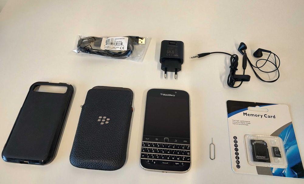 Czarny | BlackBerry Classic Q20 | 4G LTE | Bez BBID Oryginalny Komplet