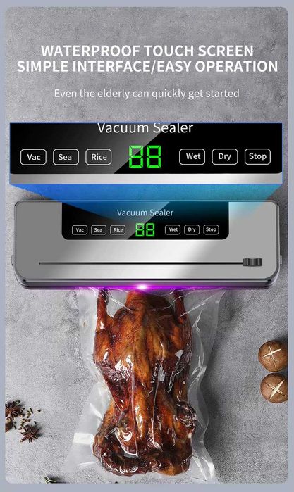 Вакууматор LISM для пакетів і рулонів под вакуум 120вт 65кпа 30см