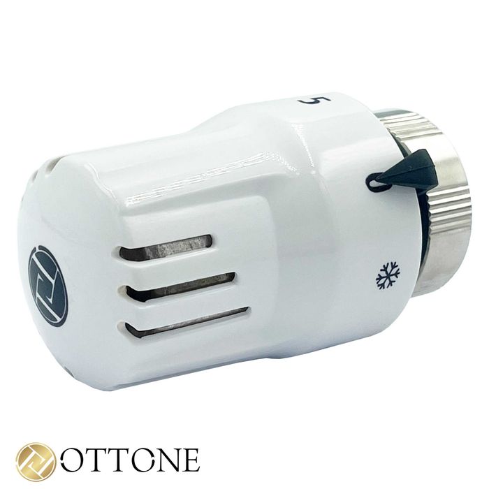 Głowica Termostatyczna Gwint M30x1.5 Biała Grzejnika Termostat Ottone